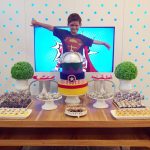 Paciente ganha festa de aniversário de super-heróis